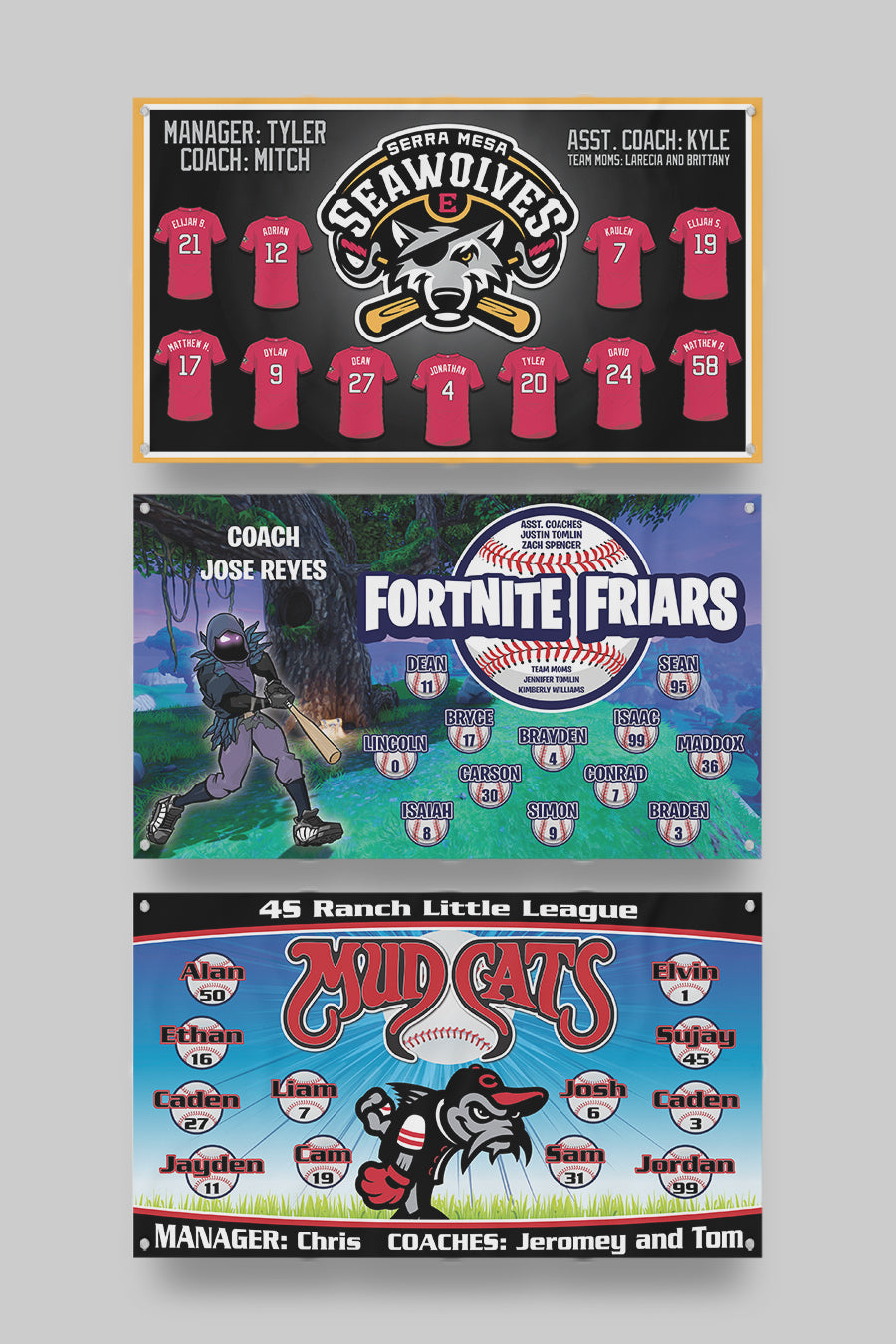 Custom Team Banners