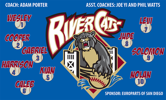 River Cats Minor League Banner