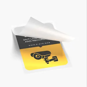 Front Adhesive Stickers