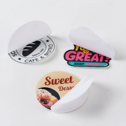 Front Adhesive Stickers