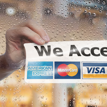 Front Adhesive Stickers