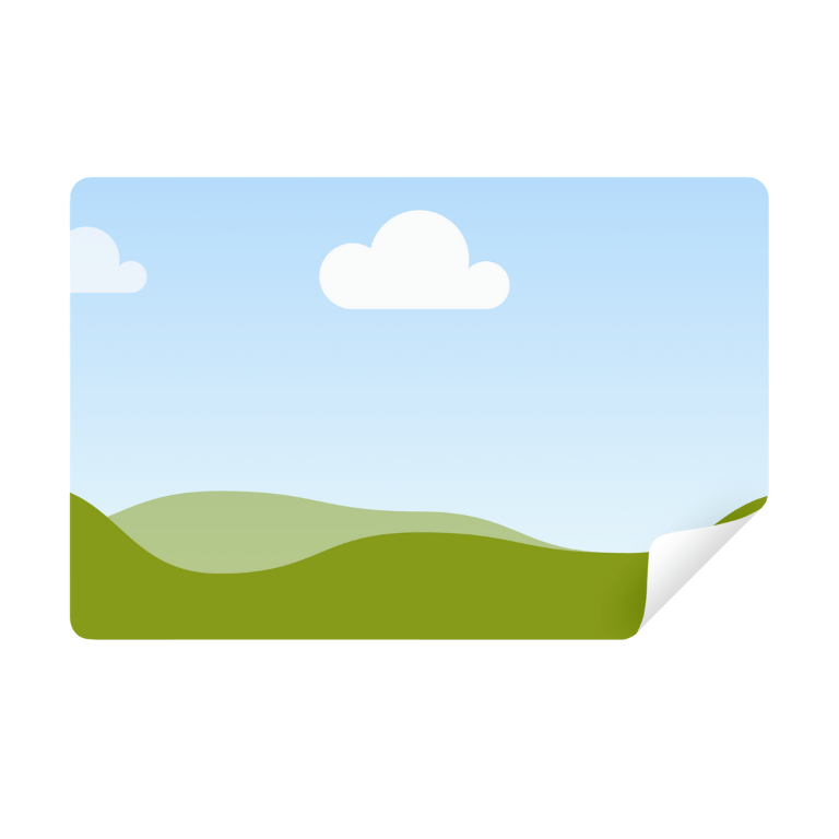 Rounded Corner Stickers