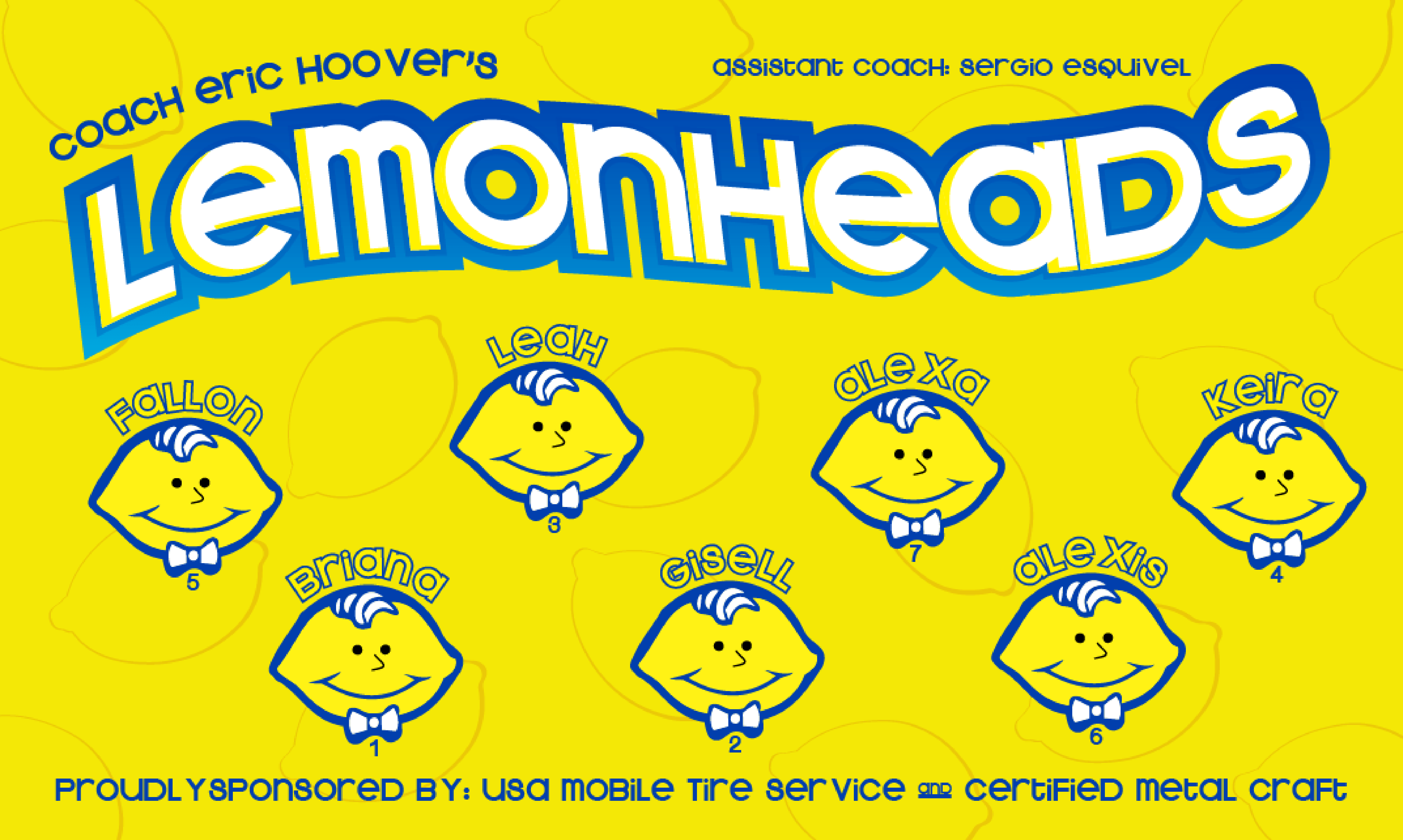 Lemonheads Sticker Lemonheads – MK Signs & Banners