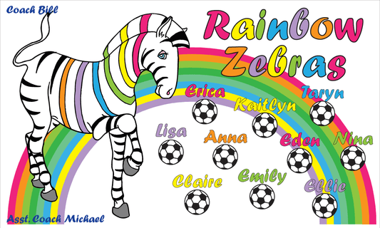 Rainbow Zebras